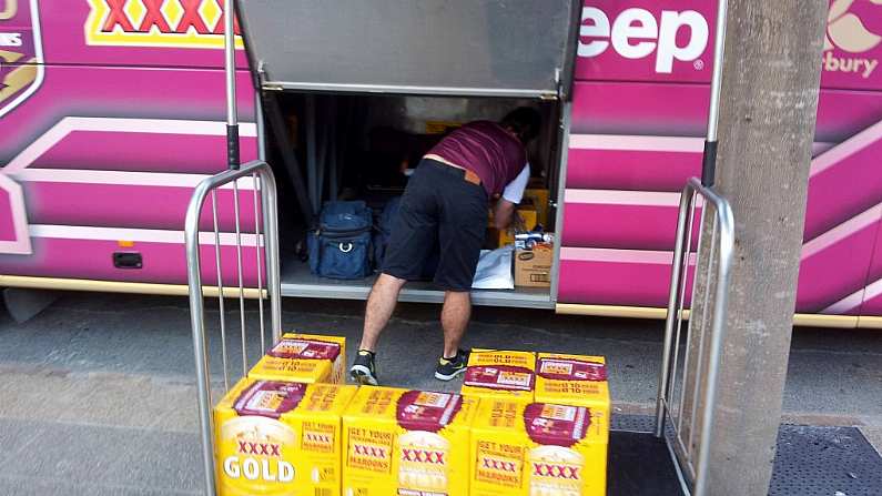 Carrying Booze On The Team Bus Is Standard Australian Fare