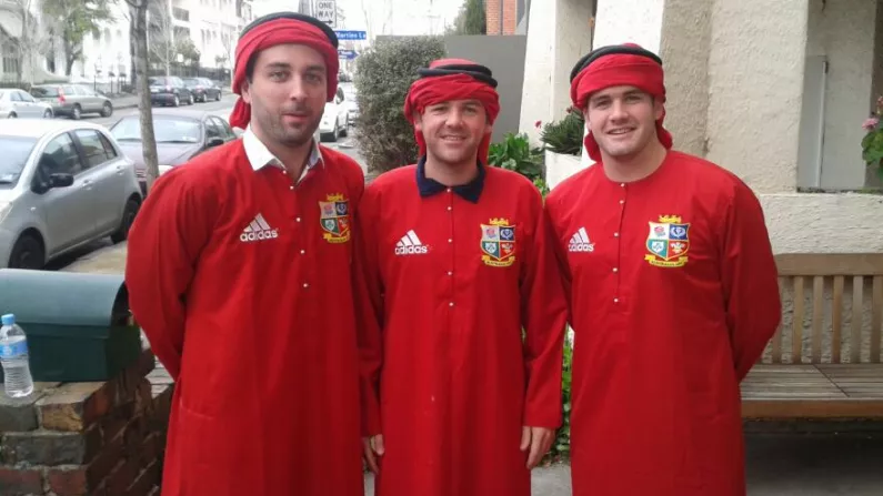Irish Lions Fans With A Sunni Outlook