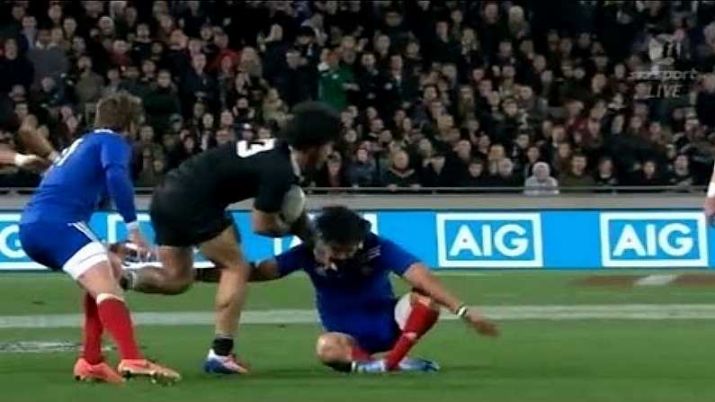 Ranger Knocks Out Huget During All Blacks Vs France