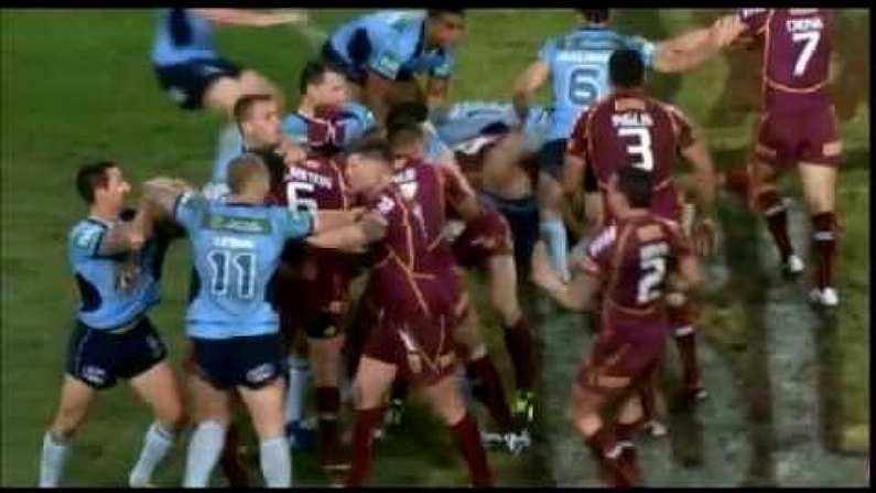 State Of Origin Never Ever Lacks For Fighting (Video)