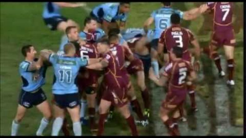 State Of Origin Never Ever Lacks For Fighting (Video)