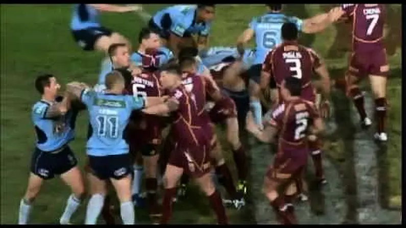 State Of Origin Never Ever Lacks For Fighting (Video)