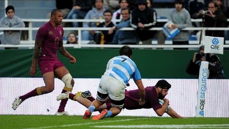 Kyle Eastmond's Sidesteps Were Too Good For The Argentine Defence