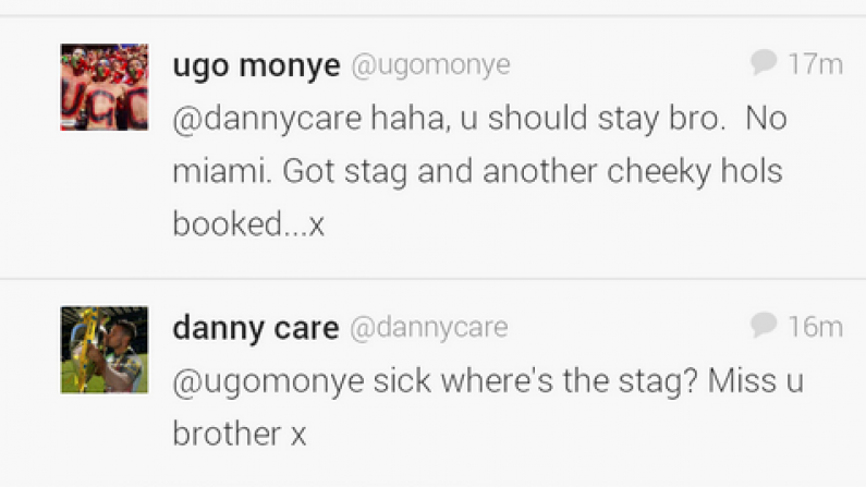 It's Time To Talk About The Beautiful Bromance Between Ugo Monye And Danny Care.