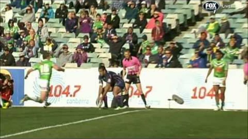 This Might Be The Greatest Assist For A Rugby Try Ever.