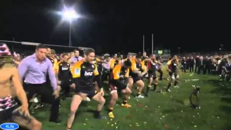 Video: The Rather Scary Haka Performed By The Chiefs As They Win The Super 15.