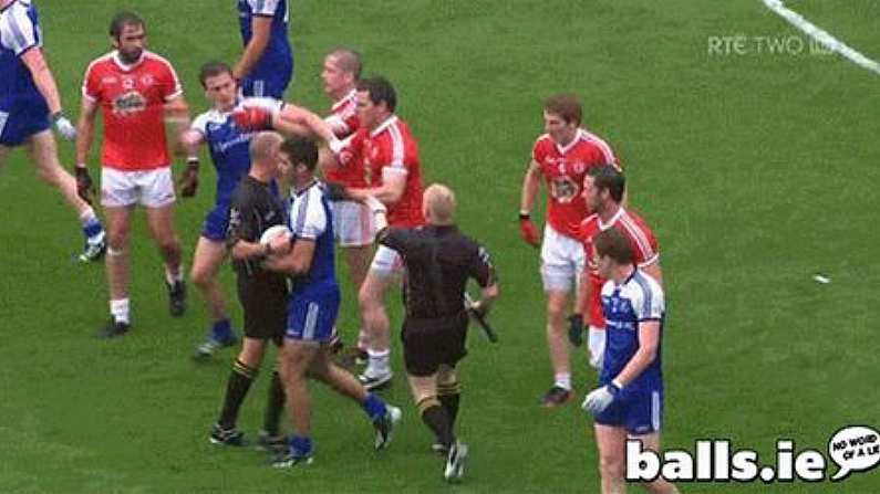 GIFs: Martin Penrose And Conor Gormley Strike Dessie Mone