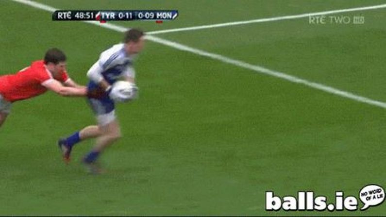 GIF: Sean Cavanagh's Rugby Tackle On Conor McManus
