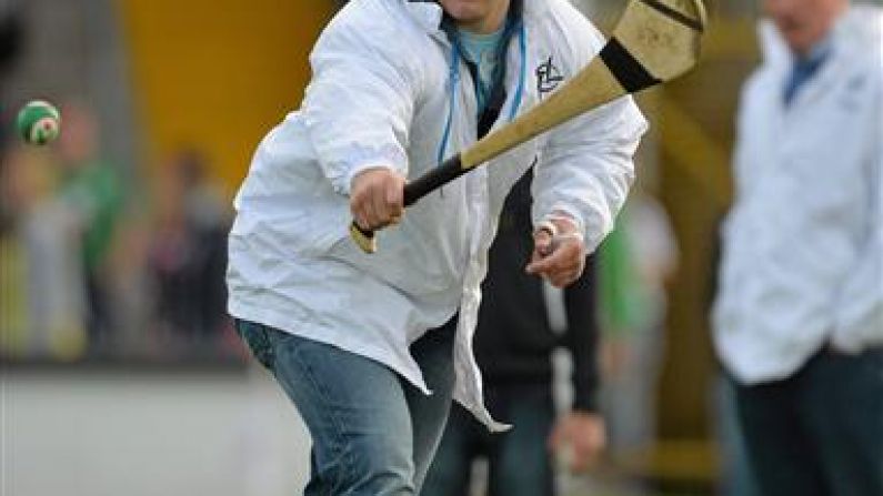 12 Photos From Celebrity Hurling Match For Cancer Research