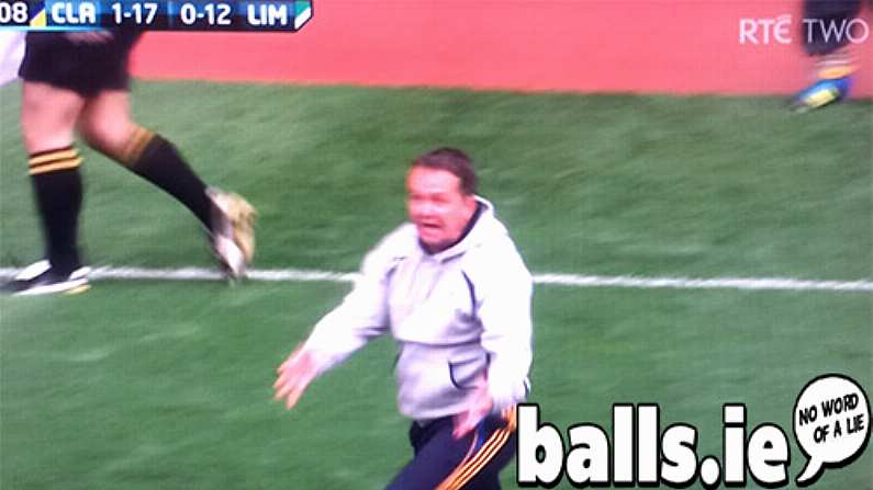 GIF: Davy Fitz Goes Nuts On The Sideline.