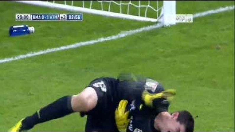 Thibaut Courtois Took Play Acting To A Whole New Level Last Night.