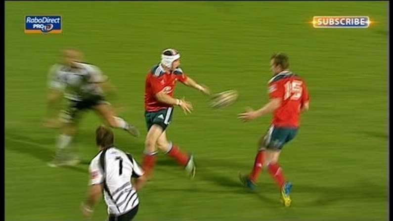 Video: Paddy Butler's Excellent Try For Munster Last Night.