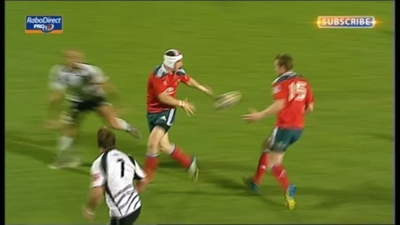 Video: Paddy Butler's Excellent Try For Munster Last Night.
