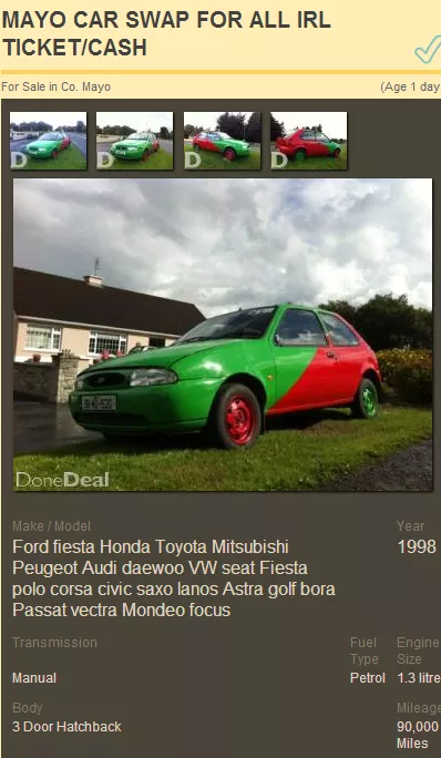 Mayo Car DoneDeal