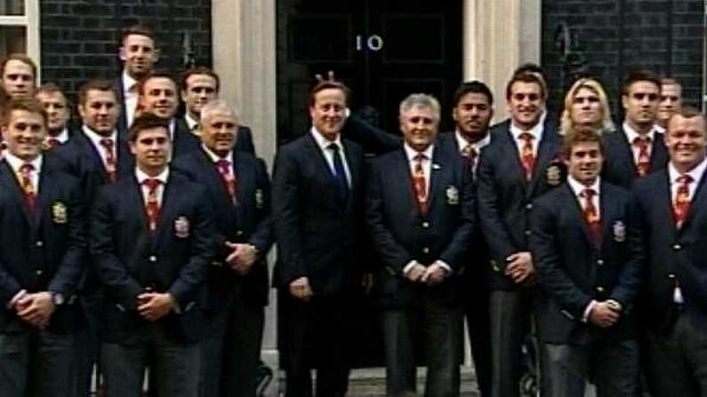 Manu Tuilagi And David Cameron: Friends Again