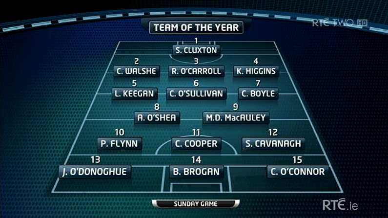 The Sunday Game Team Of The Year