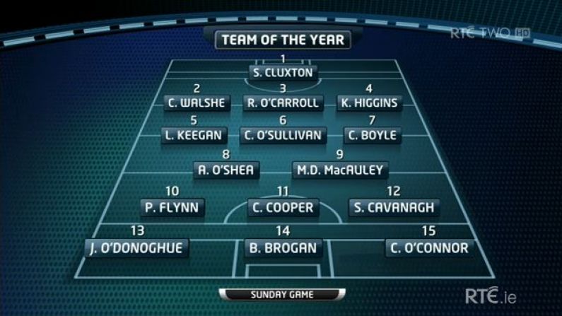 The Sunday Game Team Of The Year