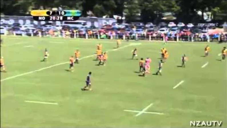 Video: The Most Amazing Rugby Kickoff You Will Ever See