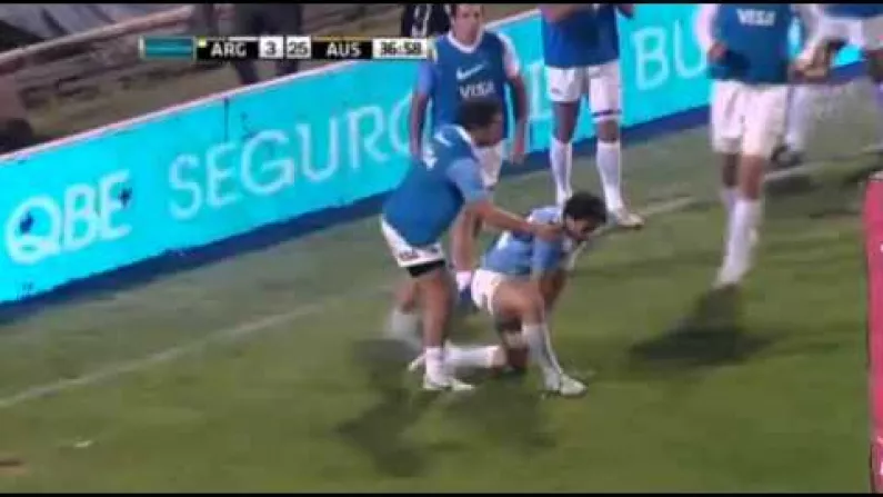 Video: All 9 Tries In 2 Minutes From Australia/Argentina Last Night