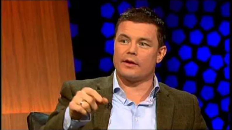 Video: Brian O'Driscoll On The Late Late Show