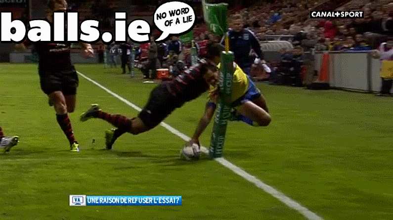 GIF: Zebre's Dion Berryman Might Have The Finish Of The Heineken Cup Wrapped Up.