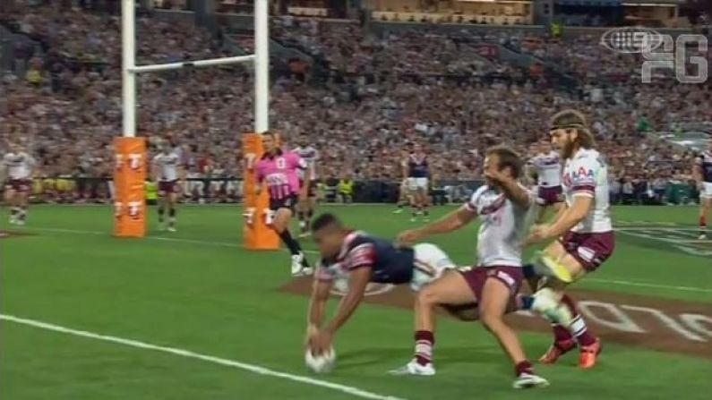 Video: Brilliant Piece Of Athleticism From The NRL Final