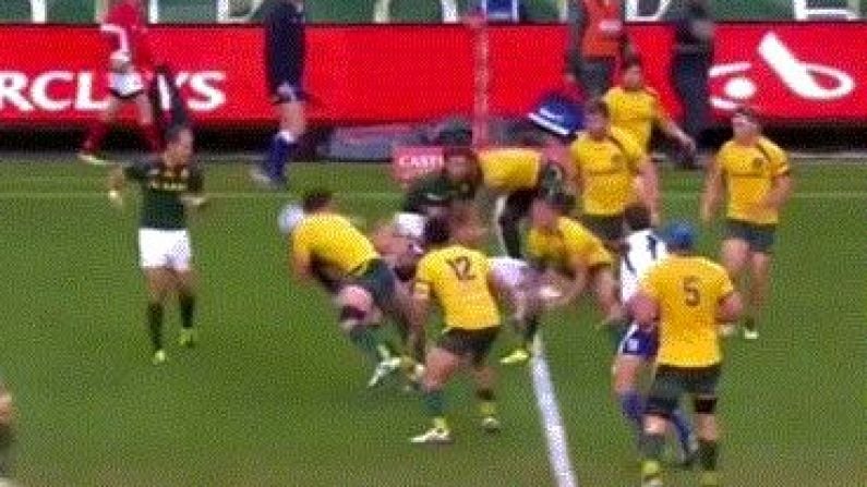 GIF: Australia's Ben Mowen Says You Shall Not Pass