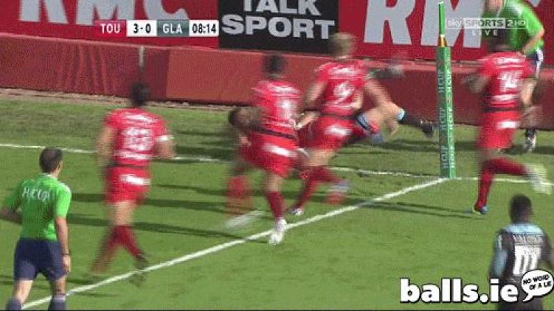 GIF: Wonderful Try From Toulon