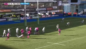 Gareth Davies try