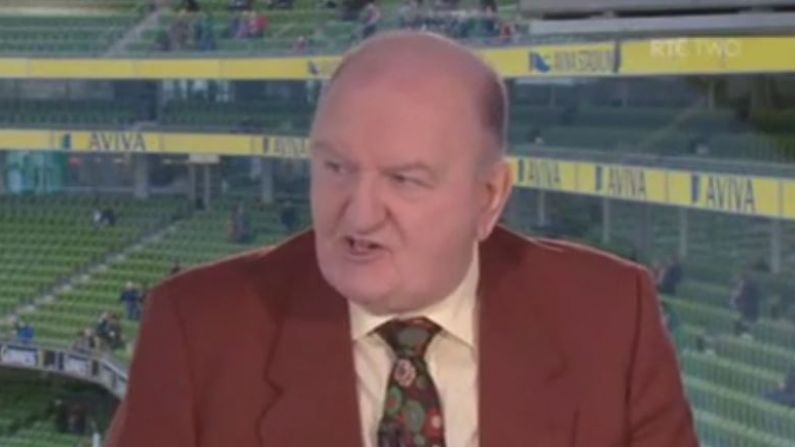 Video: George Hook Spells Out The 5 Things He Thinks Is Wrong With The Irish Rugby Team