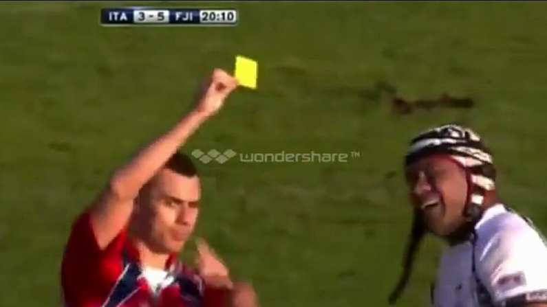 Video: The World Record Five Yellow Cards Handed To Fiji Against Italy