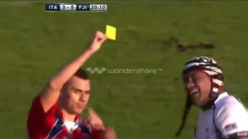 Video: The World Record Five Yellow Cards Handed To Fiji Against Italy
