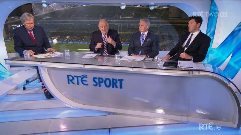 George Hook And Tom McGurk Have Colour Cooridnated Their Outfits Today