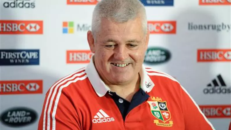 Gatland Thinks The Lions Should Consider A Minimum Quota Of Players From Each Country