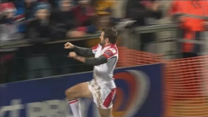 Video: Super Jared Payne Try Followed By Horse Celebration