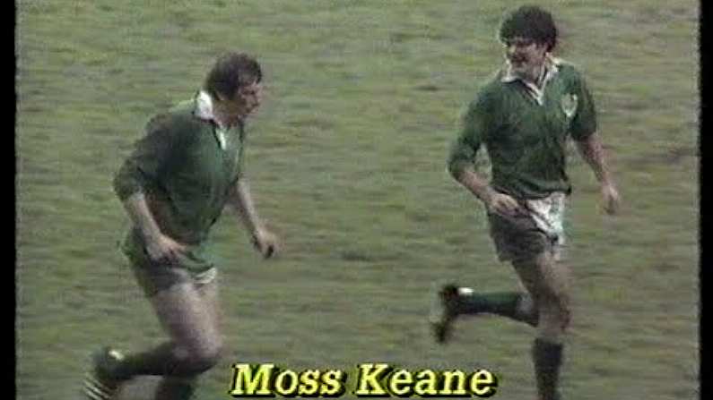 VIDEO: Moss Keane's Only Try For Ireland