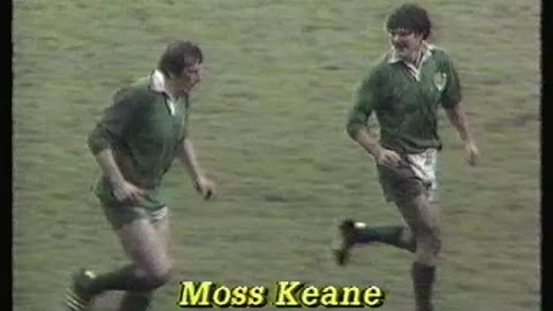 VIDEO: Moss Keane's Only Try For Ireland
