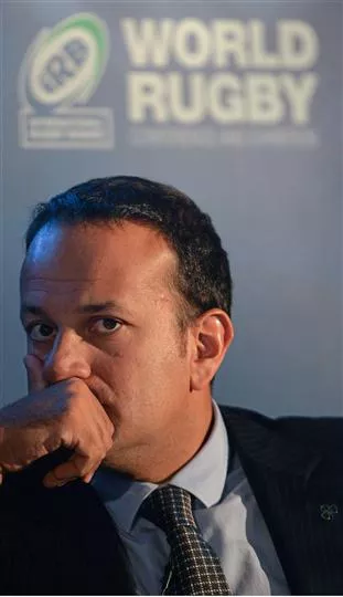 Current leader of the opposition Leo  Varadkar back at the announcement of the bid in 2013