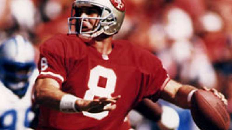 Steve Young, knows how to take a hit