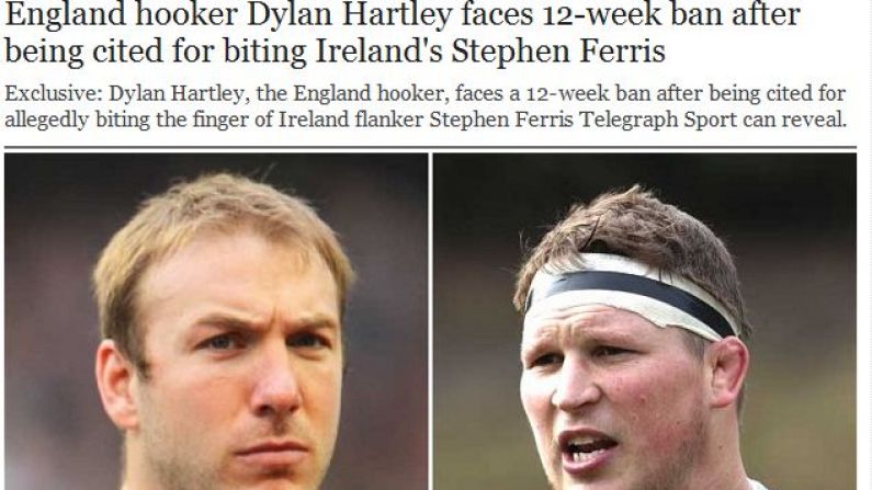 Dylan Hartley Cited For Biting Stephen Ferris