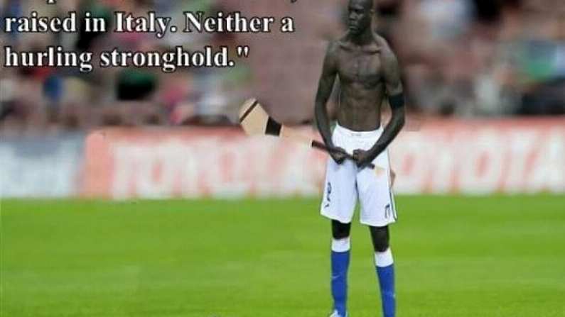 The Balotelli Hurling Photoshop