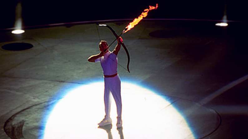 Which Is Cooler: 1992 Olympic Torch Lighting Or Seán Óg Flaming Sliotar Shot In 2005?