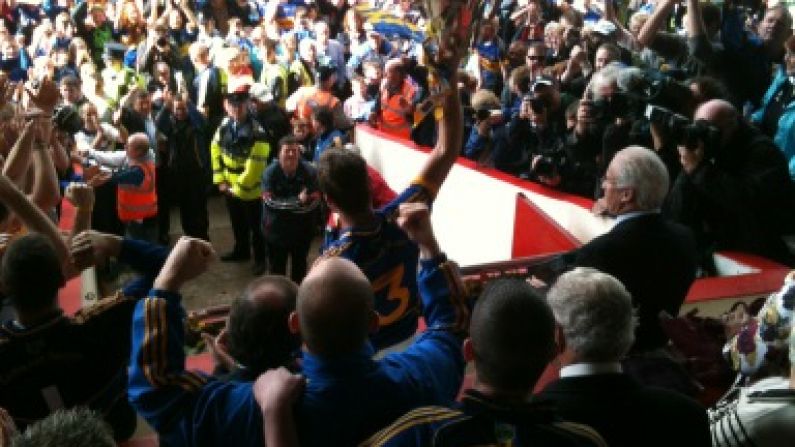 Great Photo Of Paul Curran Lifting The O'Neill Cup