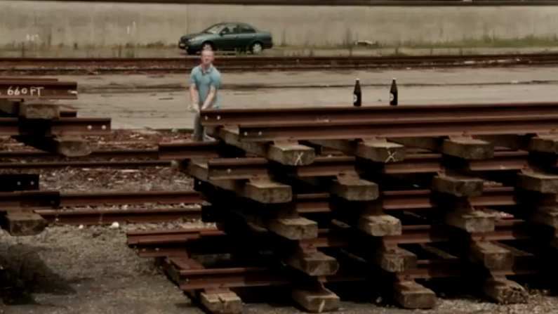 John Mullane Stars In Hurling Viral At A Train Depot