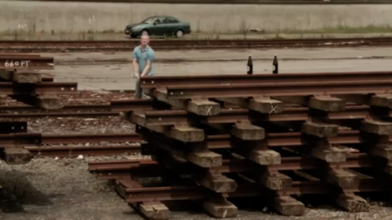 John Mullane Stars In Hurling Viral At A Train Depot