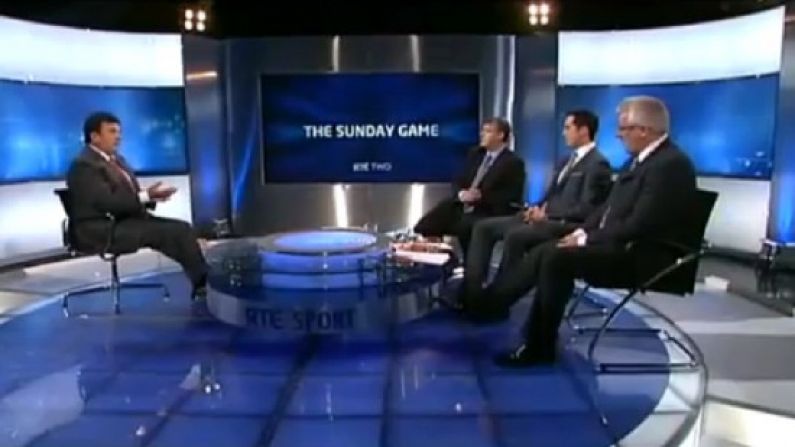 The Sunday Game discussion about football becoming too cynical.