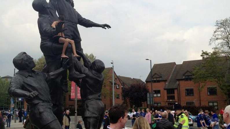 Even Before The Game, Leinster Fans Were Making Themselves At Home.