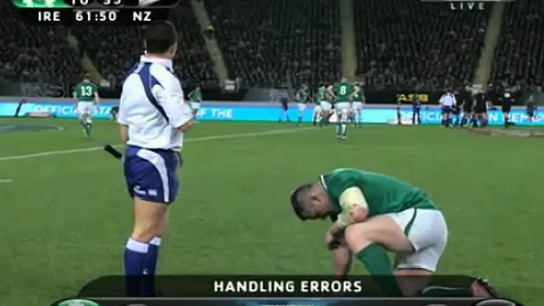 Cian Healy: Tebowing Or Just Really Tired?