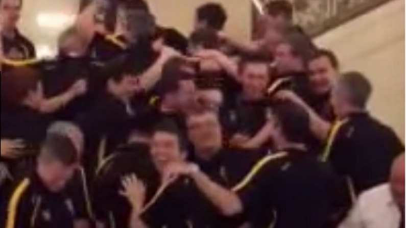 Crossmaglen Rangers Doing The Poznan at Stormont.