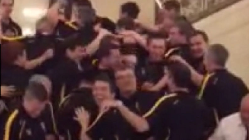 Crossmaglen Rangers Doing The Poznan at Stormont.